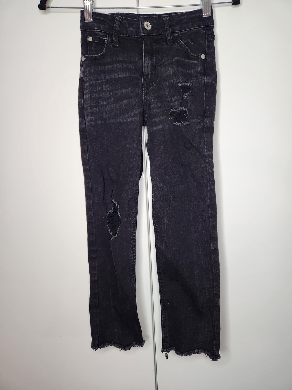 art class Kid's Black Distressed Jeans